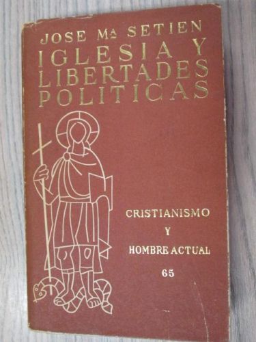 Portada del libro de IGLESIA Y LIBERTADES POLITiCAS