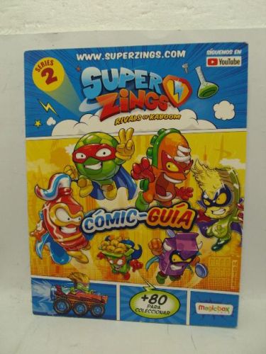 Portada del libro de SUPER ZINGS, rivals of kaboom, Cómic-Guía