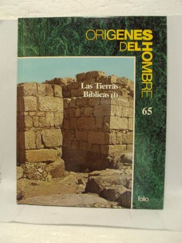 Portada del libro de ORÍGENES DEL HOMBRES. LAS TIERRAS BÍBLICAS (I)
