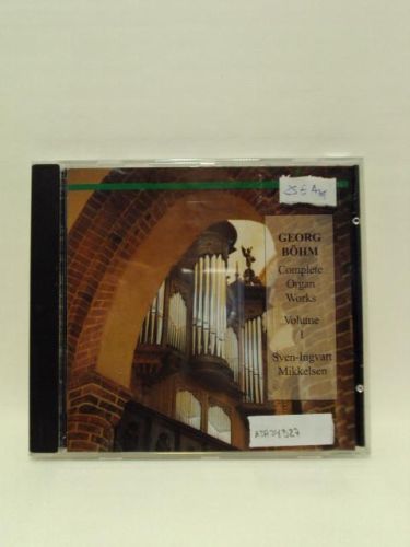 Portada del libro de GEORG BOHM: VOLUME I