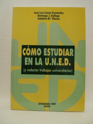 Portada del libro de COMO ESTUDIAR EN LA UNED( Y REDACTAR TRABAJOS UNIVERSITARIOS)