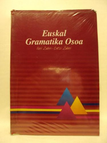 Portada del libro de EUSKAL GRAMATIKA OSOA