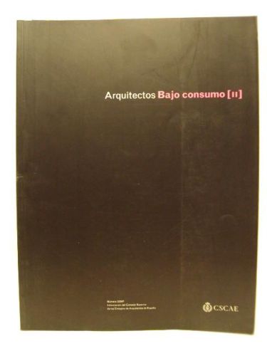 Portada del libro de ARQUTECTOS 182. BAJO CONSUMO (II)