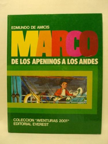 Portada del libro de MARCO, DE LOS APENINOS A LOS ANDES