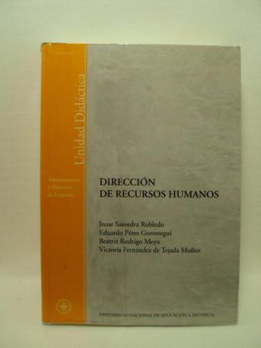 Portada del libro de DIRECCIÓN DE RECURSOS HUMANOS
