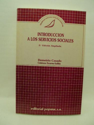 Portada del libro de INTRODUCCIÓN A LOS SERVICIOS SOCIALES: 5ta Edición Ampliada