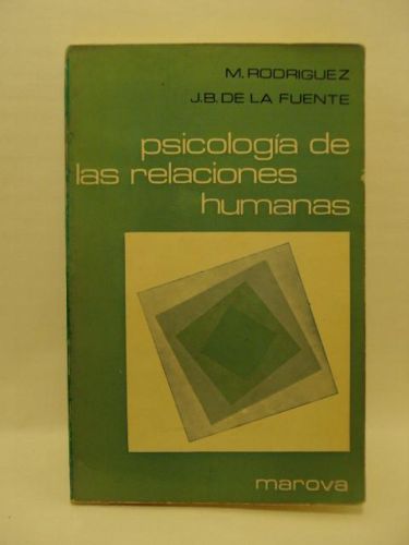 Portada del libro de PSICOLOGÍA DE LAS RELACIONES HUMANAS