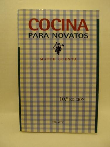 Portada del libro de COCINA PARA NOVATOS