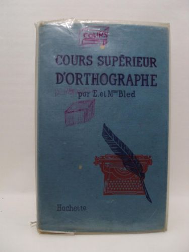 Portada del libro de CUORS SUPEREUR D´ORTHOGRAPHE