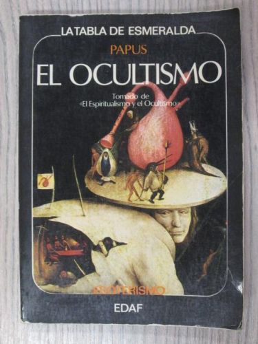 Portada del libro de EL OCULTISMO. Tomado de “El Espiritualismo y el Ocultismo”