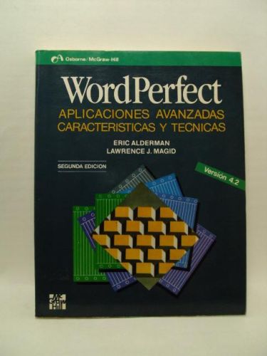 Portada del libro de WORD PERFECT: Aplicaciones avanzadas características y técnicas