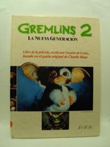 Portada del libro de GREMINS 2. LA NUEVA GENERACIÓN. Libro de la película