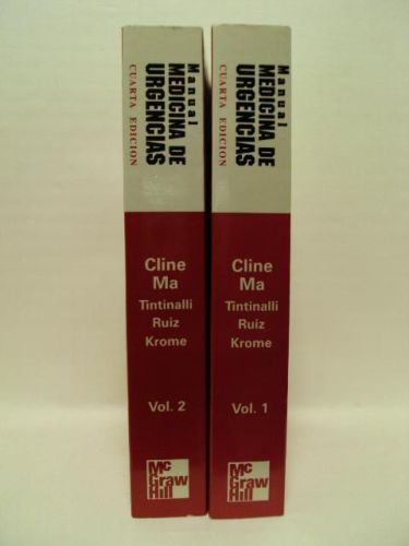 Portada del libro de MANUAL DE MEDICINA DE URGENCIAS. 2 VOLÚMENES