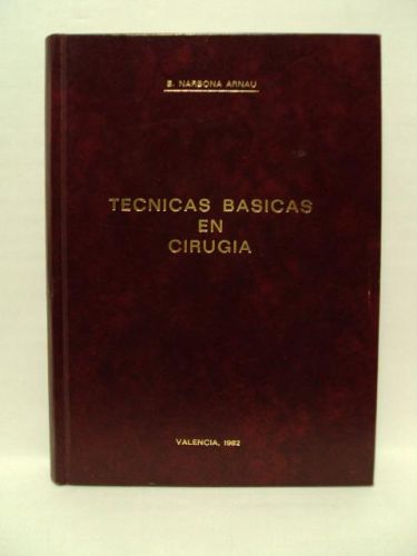Portada del libro de TECNICAS BASICAS DE CIRUGIA