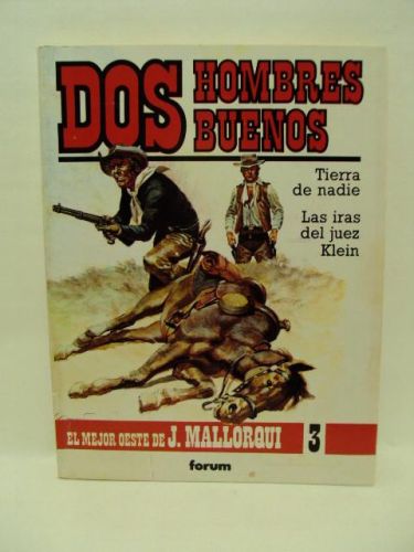 Portada del libro de TIERRA DE NADIE, LAS IRAS DEL JUEZ KLEIN, Colección “Dos hombres buenos”, número 3