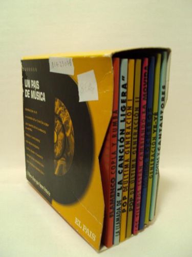 Portada del libro de UN PAÍS DE MÚSICA. 8 LIBTRO-DISCOS QUE HACEN HISTORIA