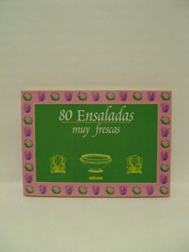 Portada del libro de 80 ENSALADAS MUY FRESCAS
