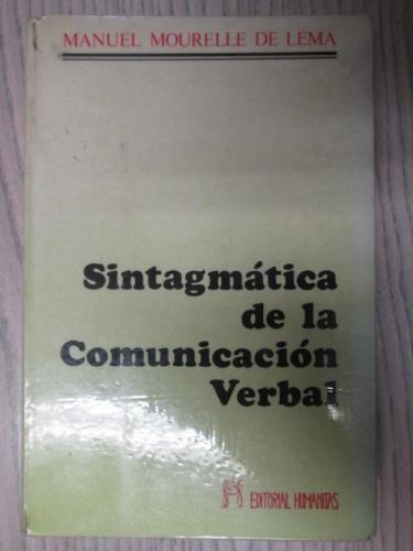 Portada del libro de SINTAGMÁTICA DE LA COMUNICACIÓN VERBAL