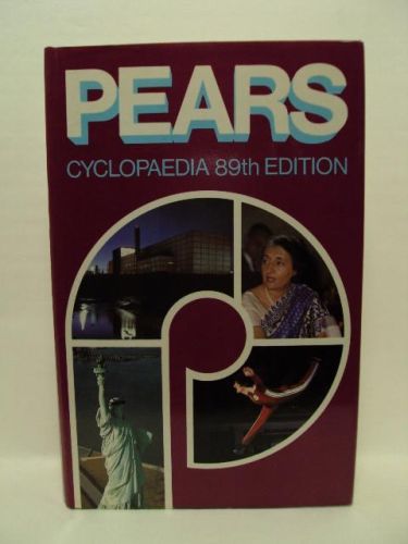 Portada del libro de PEARS CYCLOPADIA 1980-81