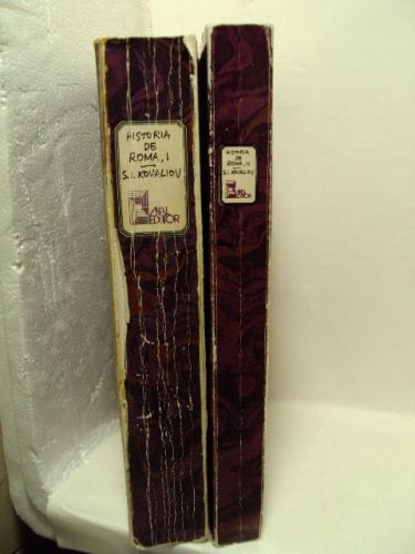 Portada del libro de HISTORIA DE ROMA. Dos tomos, La República y El Imperio