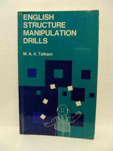 Portada del libro de ENGLISH STRUCTURE MANIPULATION DRILLS