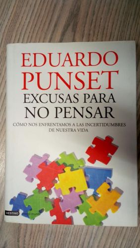 Portada del libro de EXCUSAS PARA NO PENSAR.