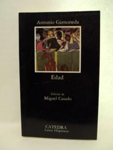 Portada del libro de EDAD. POESÍA 1974-1986