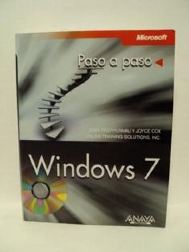 Portada del libro de WINDOWS 7. PASO A PASO