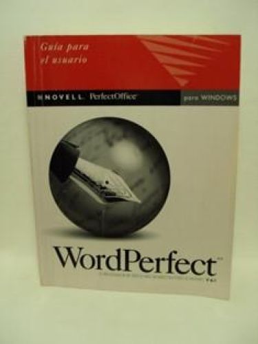 Portada del libro de WORD PERFECT, El procesador de textos más vendido en todo el mundo. Versión 6.1. Guía para usuario