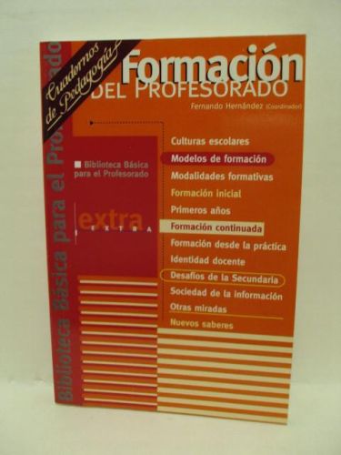 Portada del libro de FORMACIÓN DEL PROFESIRADO. CUADERNOS DE PEDAGOGÍA