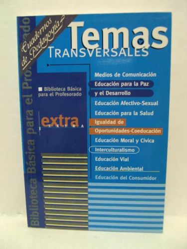 Portada del libro de TEMAS TRANSVERSALES. CUADERNOS DE PEDAGOGÍA