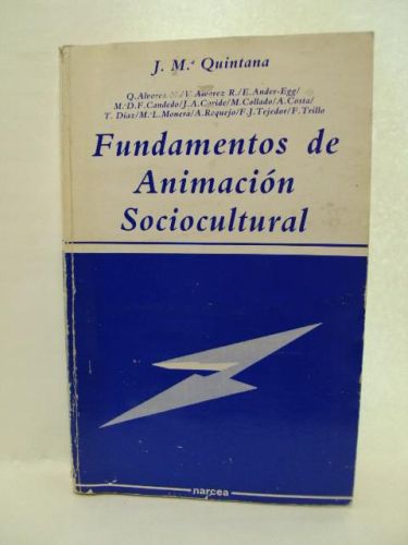 Portada del libro de FUNDAMENTOS DE ANIMACIÓN SOCIOCULTURAL