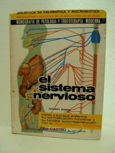 Portada del libro de EL SISTEMA NERVIOSO. Monografías de Patología y Trofoterapia Moderna