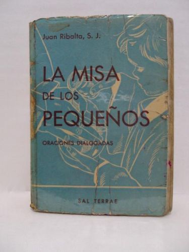 Portada del libro de LA MISA DE LOS PEQUELOS. ORACIONES DIALOGADAS
