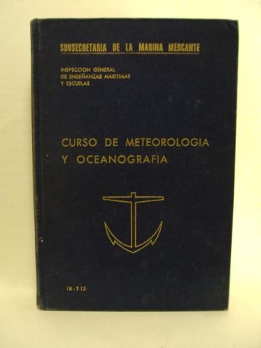 Portada del libro de CURSO DE METEOROLOGÍA Y OCEANOGRAFÍA