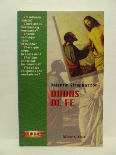 Portada del libro de DUDAS DE FE