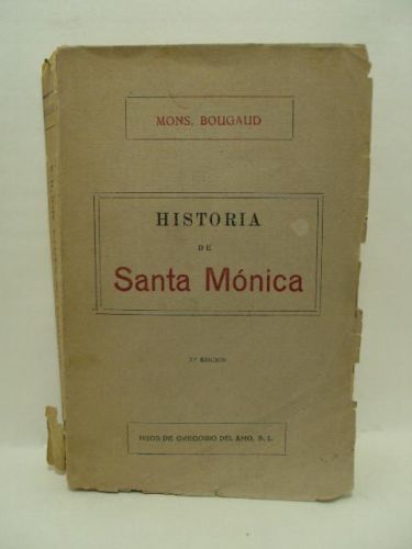Portada del libro de HISTORIA DE SANTA MÓNICA