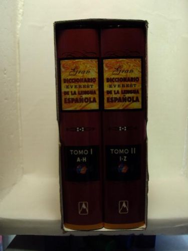 Portada del libro de GRAN DICCIONARIO EVEREST DE LA LENGUA ESPAÑOLA. Dos Tomos
