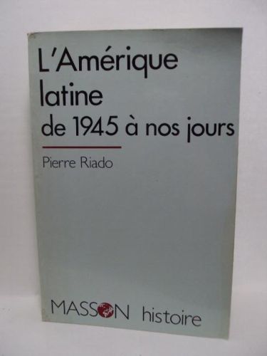 Portada del libro de L'AMÉRIQUE LATINE DE 1945 À NOS JOURS