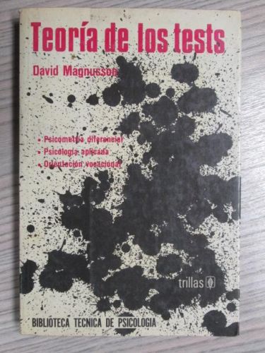 Portada del libro de TEORÍA DE LOS TESTS