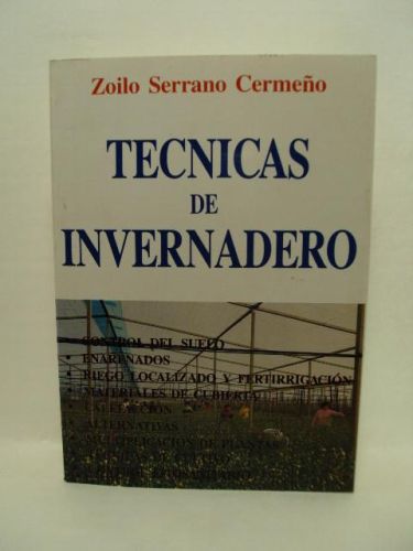 Portada del libro de TECNICAS DE INVERNADERO
