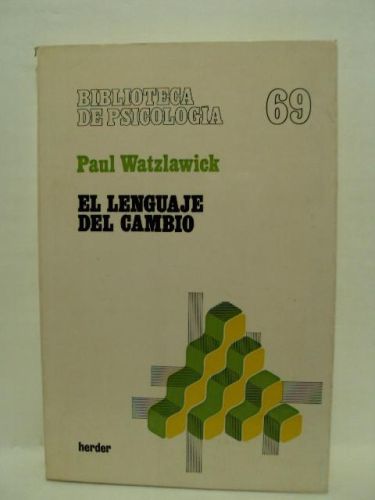 Portada del libro de EL LENGUAJE DEL CAMBIO: Nueva técnica de la comunicación terapéutica