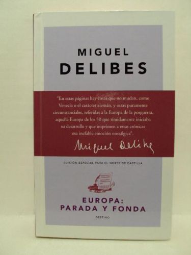 Portada del libro de MIGUEL DELIBES. Europa: parada y fonda 1963
