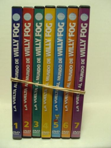 Portada del libro de LA VUELTA AL MUNDO DE WILLY FOG. 7 DVD