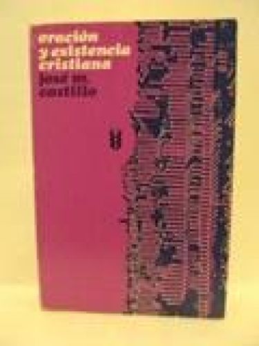 Portada del libro de ORACIÓN Y EXISTENCIA CRISTIANA