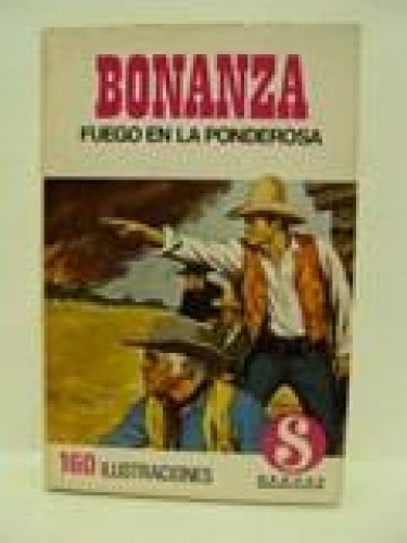 Portada del libro de BONANZA, Fuego en La Ponderosa