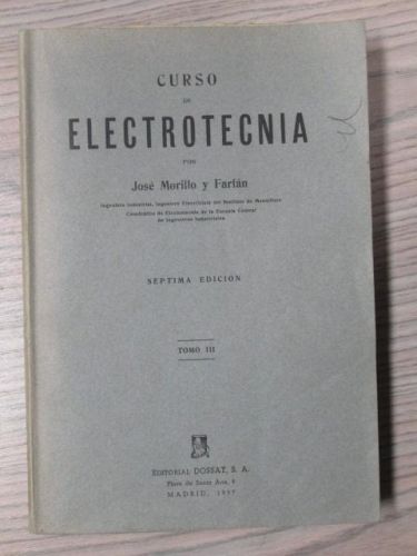 Portada del libro de CURSO DE ELECTROTECNIA
