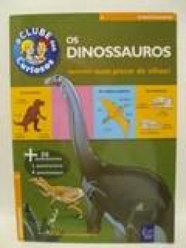 Portada del libro de O CLUBE DOS CURIOSOS. Os dinossauros