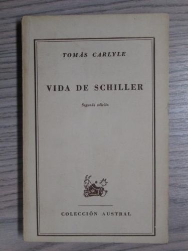 Portada del libro de VIDA DE SHILLER