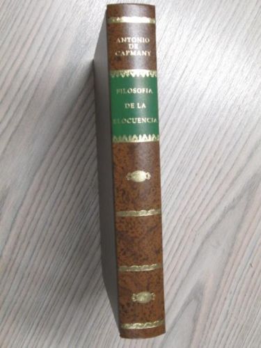 Portada del libro de FILOSOFÍA DE LA ELOCUENCIA